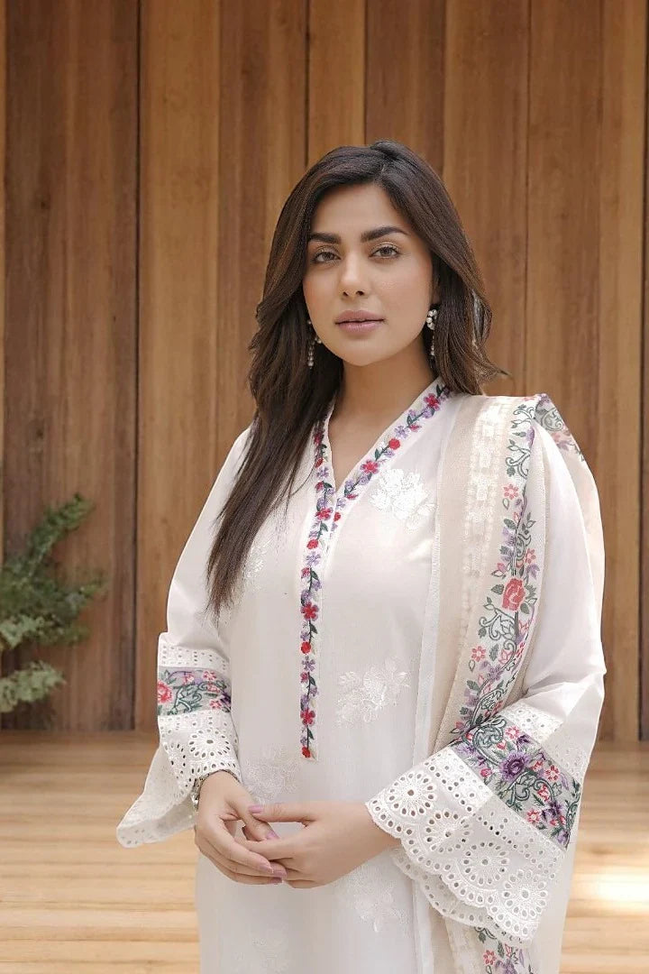 Noorani Grace | 3-Piece Cotton Suit