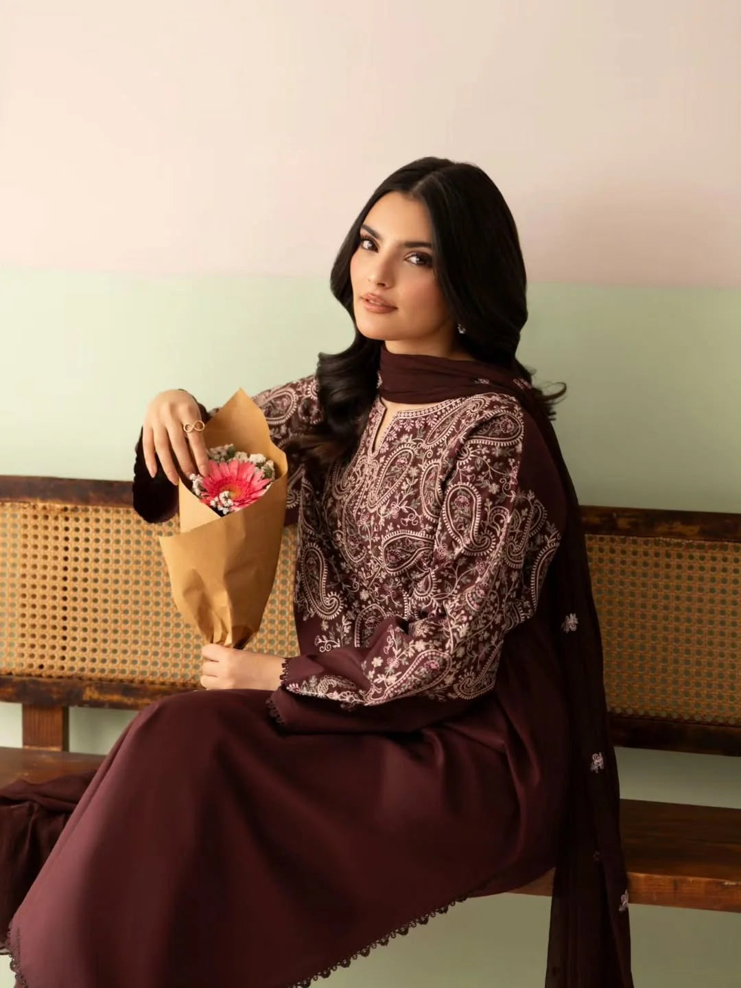 UJALA EMBROIDERED STONE 3PC.
