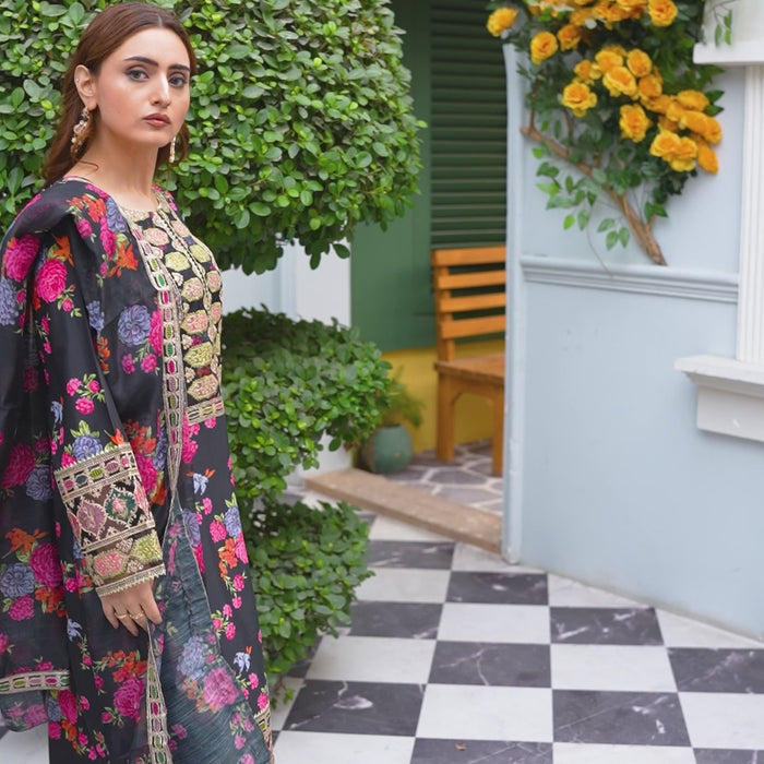 Gulrukh Noir 3PC