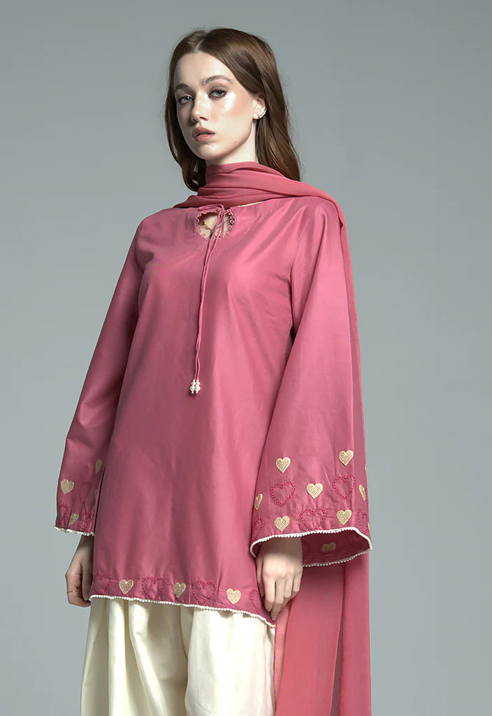 Dil-e-Naz – 3PC Embroidered Cotton Suit