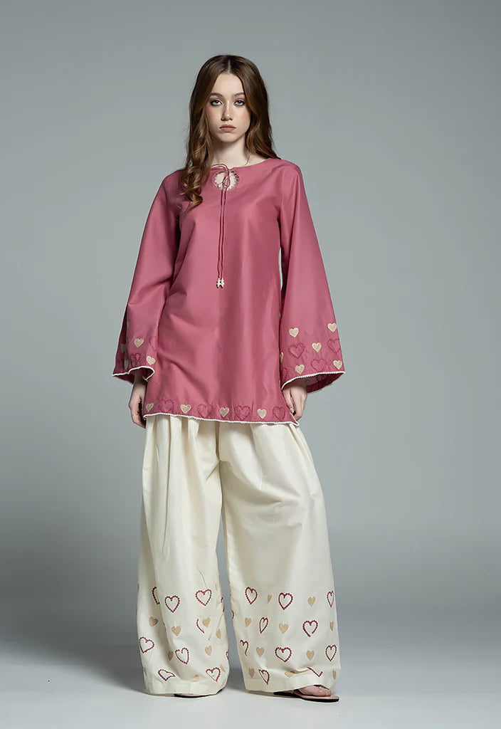Dil-e-Naz – 3PC Embroidered Cotton Suit