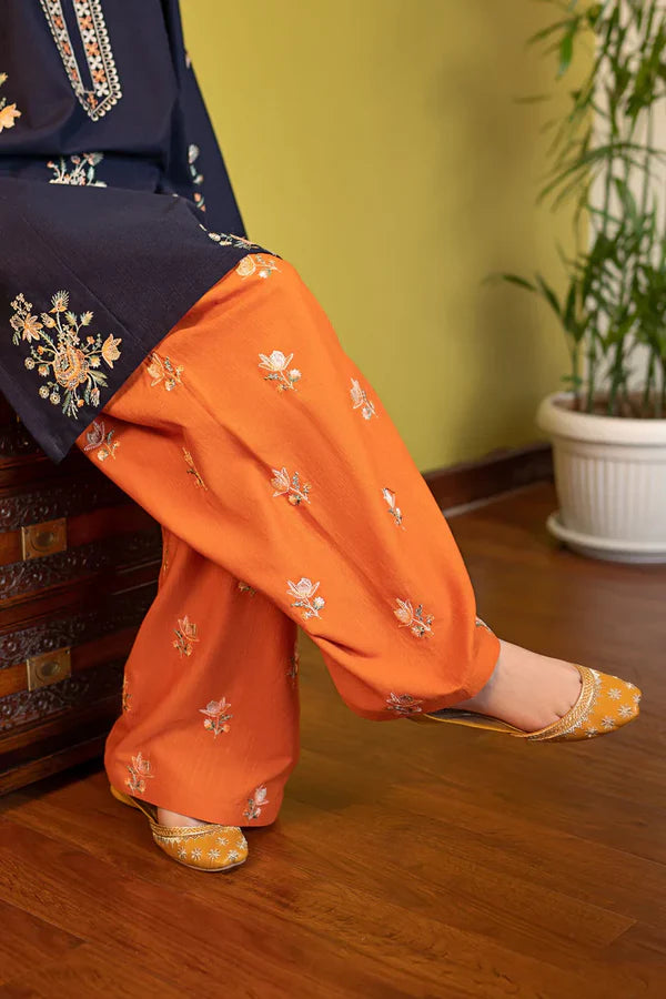 Zarqash 2PC – Premium Embroidered Cotton Suit for Women