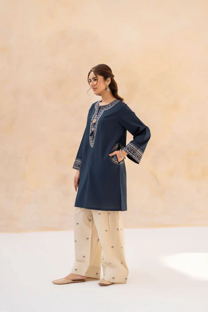 Preetpret 2-Piece Embroidered cotton Festive Kurta Set With Salwar