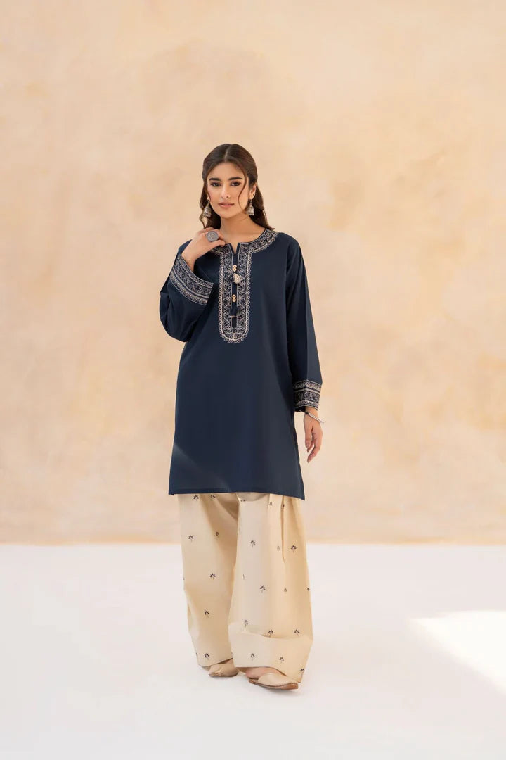 Preetpret 2-Piece Embroidered cotton Festive Kurta Set With Salwar