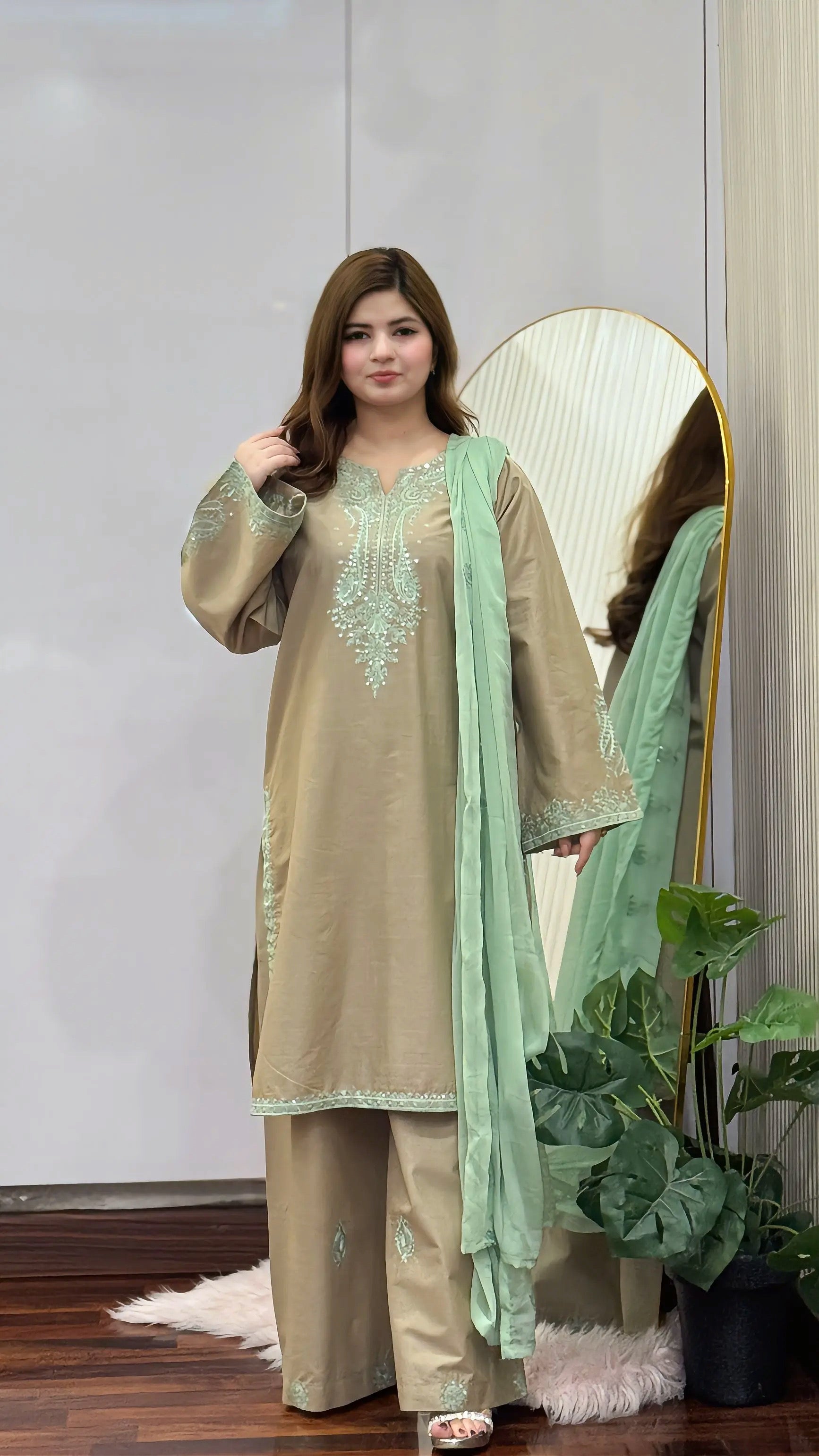 Beige Bloom 3PC