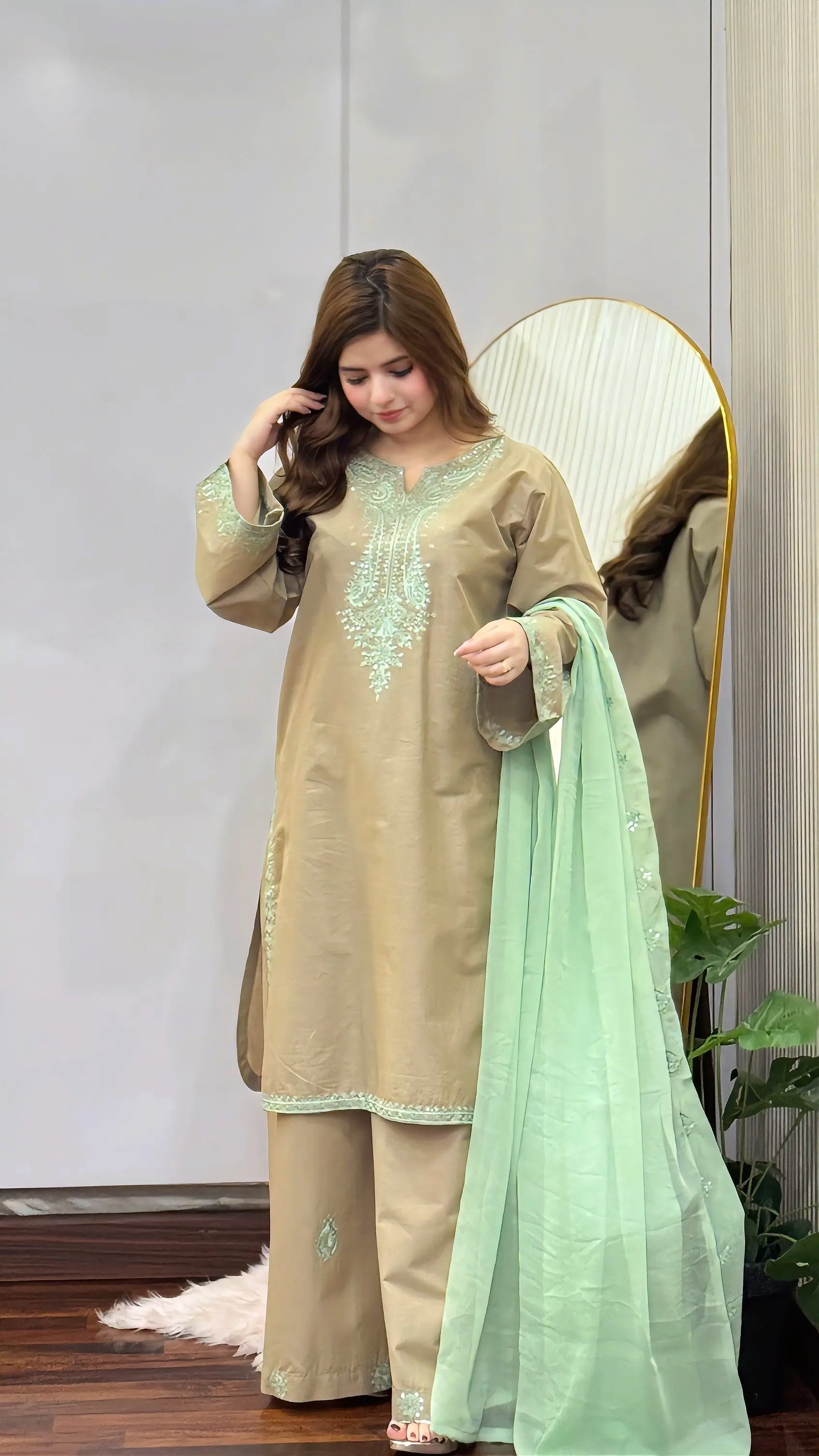 Beige Bloom 3PC