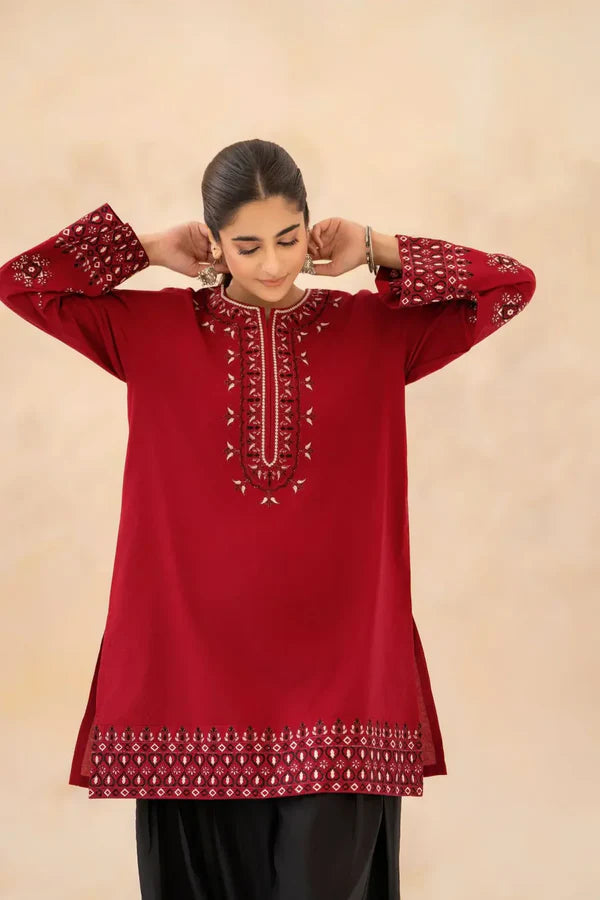 Rang Mahal 2PC – Premium Embroidered Cotton Suit with Farshi Shalwar