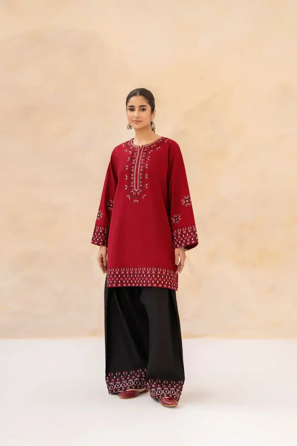 Rang Mahal 2PC – Premium Embroidered Cotton Suit with Farshi Shalwar