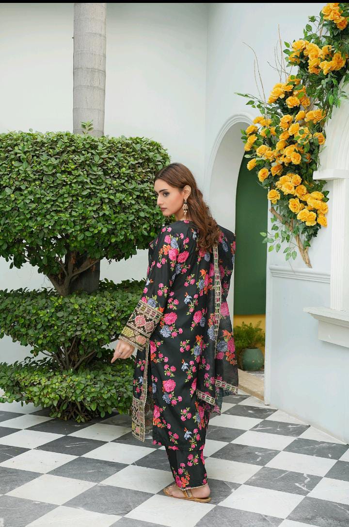 Gulrukh Noir 3PC