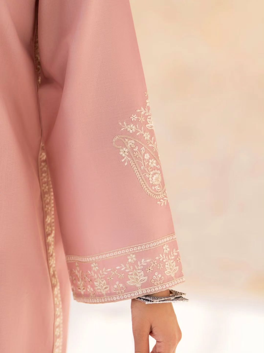 Noor Festive 3PC – Premium Stitched Embroidered Cotton Suit for Women